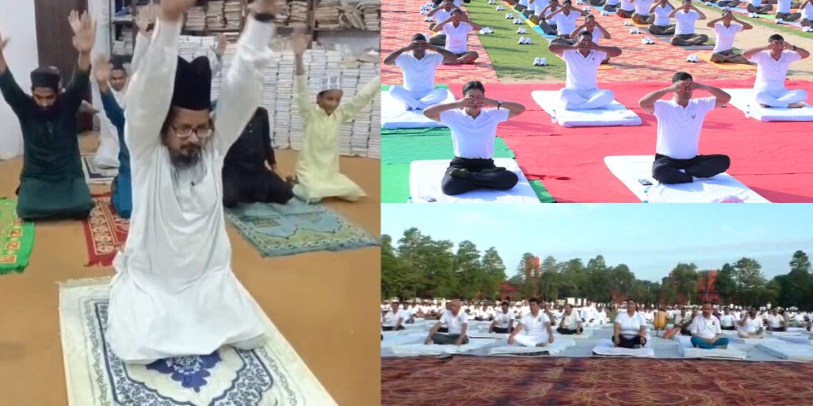 अंतर्राष्ट्रीय योग दिवस: बरेली में मनाया गया योग दिवस, “एक पृथ्वी, एक स्वास्थ्य” का दिया संदेश