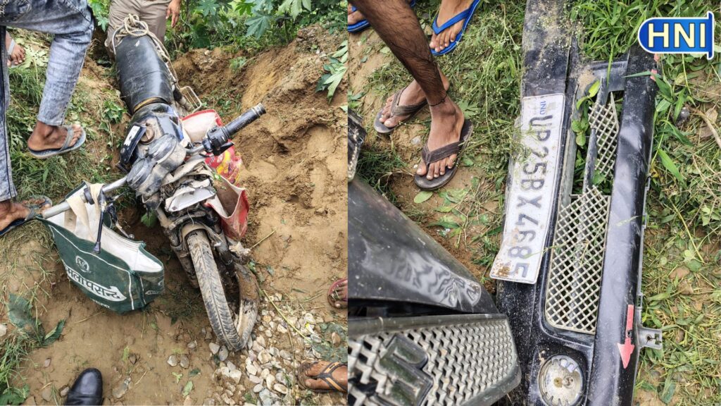 बरेली में डेढ़ बीघा जमीन के पीछे रिश्तों का खून, सिरफिरे युवक ने बुजुर्ग अब्बा व सौतेल भाई को कार से कुचलकर मार डाला  